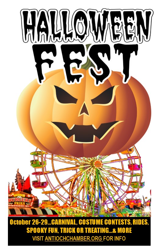 Halloween Fest, October 26th 29th Antioch Chamber of Commerce